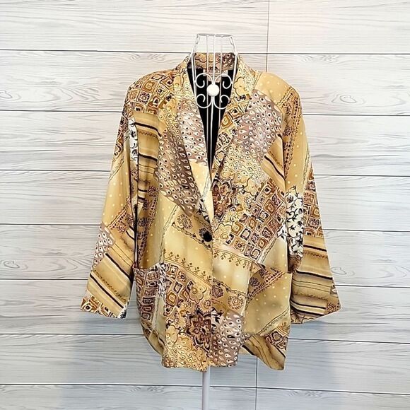 Brownstone Studios New York vintage 80s blazer Women's Size 1X - Picture 1 of 12